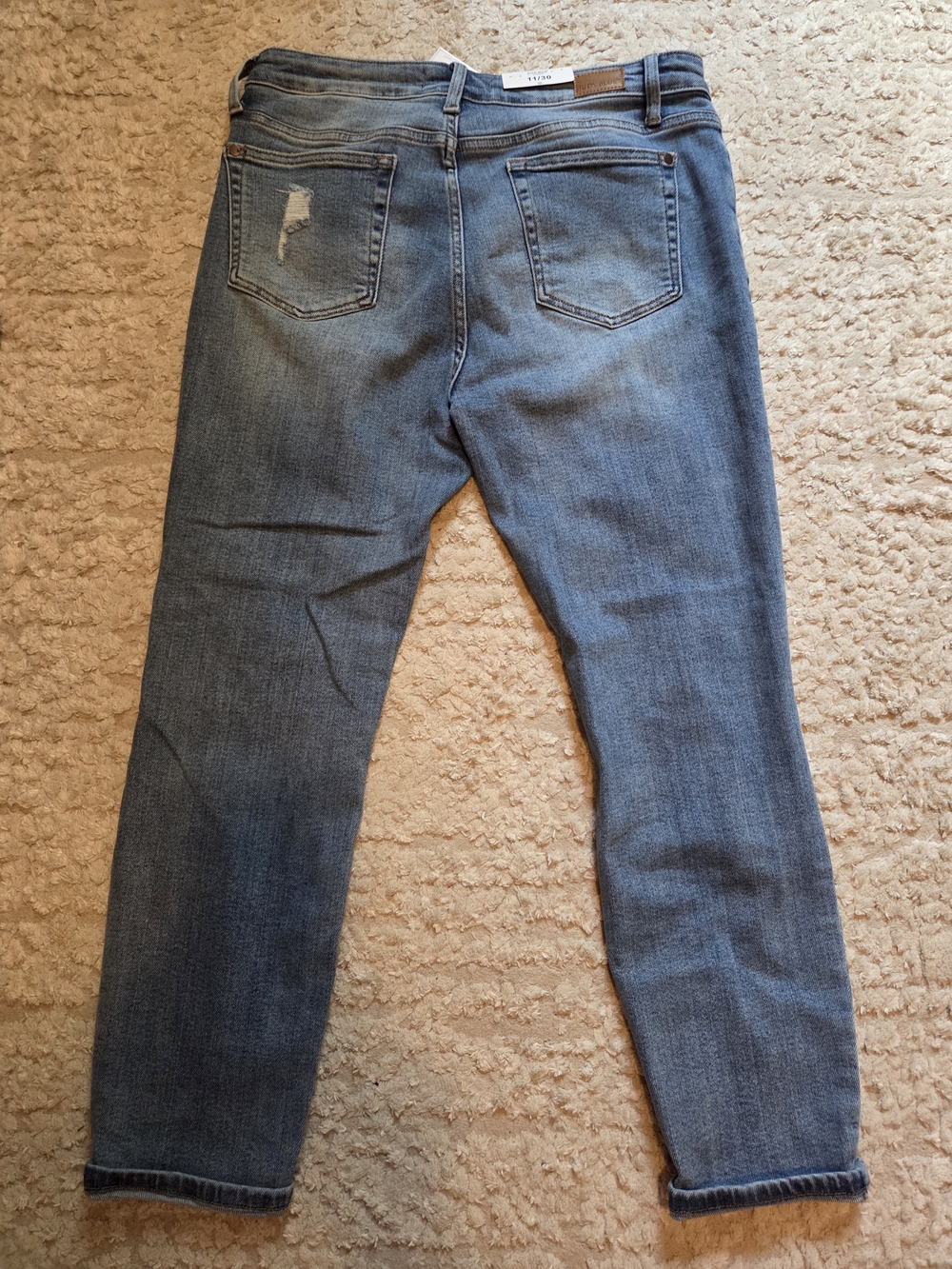 Judy Blue High Waist Distressed Blue Jeans - Picture 5 of 6